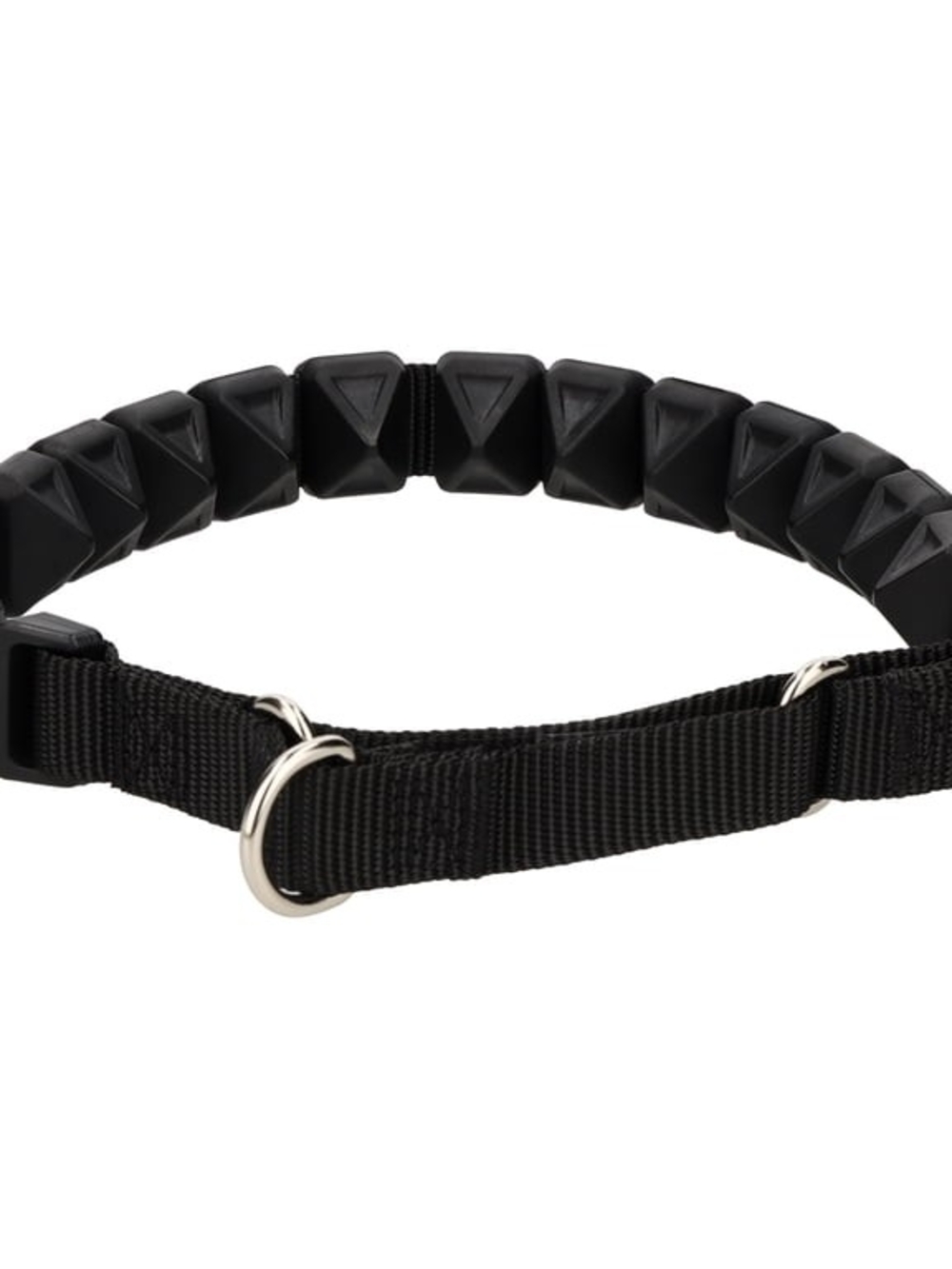 Vibrant Life Soft Tip Adjustable Dog Training Collar, Black, M